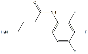 4-amino-N-(2,3,4-trifluorophenyl)butanamide Struktur