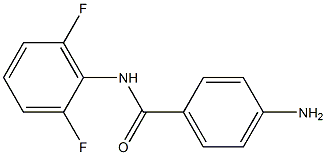 4-amino-N-(2,6-difluorophenyl)benzamide Struktur