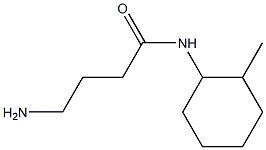 4-amino-N-(2-methylcyclohexyl)butanamide Struktur