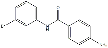 4-amino-N-(3-bromophenyl)benzamide Struktur