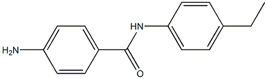 4-amino-N-(4-ethylphenyl)benzamide Struktur