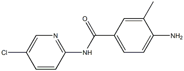 4-amino-N-(5-chloropyridin-2-yl)-3-methylbenzamide Struktur