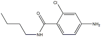 4-amino-N-butyl-2-chlorobenzamide Struktur