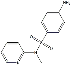 4-amino-N-methyl-N-(pyridin-2-yl)benzene-1-sulfonamide Struktur