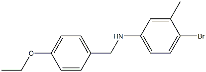 4-bromo-N-[(4-ethoxyphenyl)methyl]-3-methylaniline Struktur