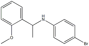 4-bromo-N-[1-(2-methoxyphenyl)ethyl]aniline Struktur