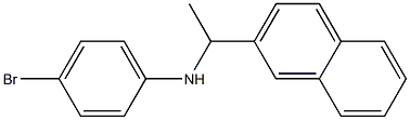 4-bromo-N-[1-(naphthalen-2-yl)ethyl]aniline Struktur