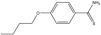 4-butoxybenzenecarbothioamide Struktur