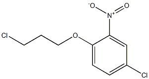 4-chloro-1-(3-chloropropoxy)-2-nitrobenzene Struktur