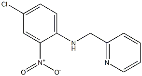 4-chloro-2-nitro-N-(pyridin-2-ylmethyl)aniline Struktur