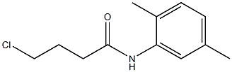 4-chloro-N-(2,5-dimethylphenyl)butanamide Struktur