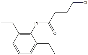 4-chloro-N-(2,6-diethylphenyl)butanamide Struktur