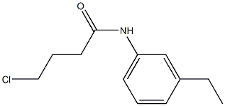 4-chloro-N-(3-ethylphenyl)butanamide Struktur