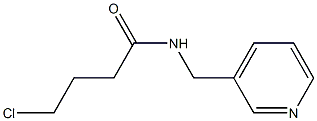 4-chloro-N-(pyridin-3-ylmethyl)butanamide Struktur