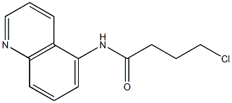 4-chloro-N-(quinolin-5-yl)butanamide Struktur