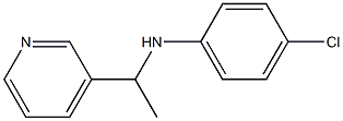 4-chloro-N-[1-(pyridin-3-yl)ethyl]aniline Struktur