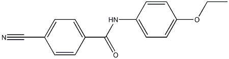 4-cyano-N-(4-ethoxyphenyl)benzamide Struktur