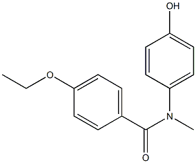 4-ethoxy-N-(4-hydroxyphenyl)-N-methylbenzamide Struktur