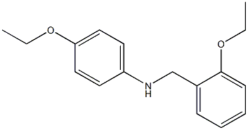 4-ethoxy-N-[(2-ethoxyphenyl)methyl]aniline Struktur