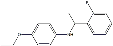 4-ethoxy-N-[1-(2-fluorophenyl)ethyl]aniline Struktur