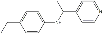 4-ethyl-N-[1-(pyridin-4-yl)ethyl]aniline Struktur