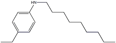 4-ethyl-N-nonylaniline Struktur