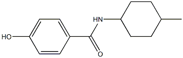 4-hydroxy-N-(4-methylcyclohexyl)benzamide Struktur