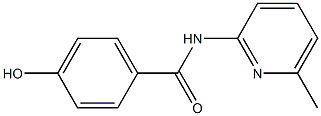 4-hydroxy-N-(6-methylpyridin-2-yl)benzamide Struktur