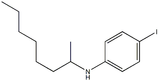 4-iodo-N-(octan-2-yl)aniline Struktur