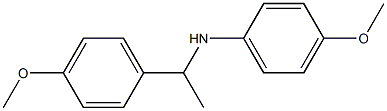 4-methoxy-N-[1-(4-methoxyphenyl)ethyl]aniline Struktur