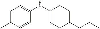 4-methyl-N-(4-propylcyclohexyl)aniline Struktur