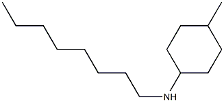 4-methyl-N-octylcyclohexan-1-amine Struktur