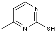 4-methylpyrimidine-2-thiol Struktur