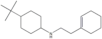 4-tert-butyl-N-[2-(cyclohex-1-en-1-yl)ethyl]cyclohexan-1-amine Struktur