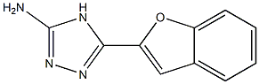 5-(1-benzofuran-2-yl)-4H-1,2,4-triazol-3-amine Struktur