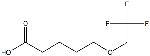 5-(2,2,2-trifluoroethoxy)pentanoic acid Struktur