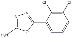 5-(2,3-dichlorophenyl)-1,3,4-oxadiazol-2-amine Struktur