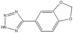 5-(2H-1,3-benzodioxol-5-yl)-2H-1,2,3,4-tetrazole Struktur