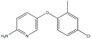 5-(4-chloro-2-methylphenoxy)pyridin-2-amine Struktur