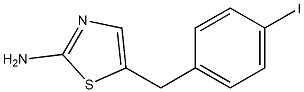 5-(4-iodobenzyl)-1,3-thiazol-2-amine Struktur