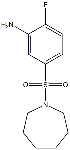 5-(azepane-1-sulfonyl)-2-fluoroaniline Struktur