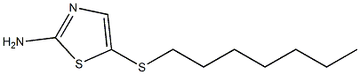 5-(heptylsulfanyl)-1,3-thiazol-2-amine Struktur