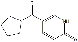 5-(pyrrolidin-1-ylcarbonyl)-1,2-dihydropyridin-2-one Struktur