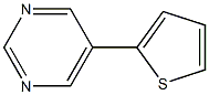 5-(thiophen-2-yl)pyrimidine Struktur