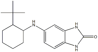 5-[(2-tert-butylcyclohexyl)amino]-2,3-dihydro-1H-1,3-benzodiazol-2-one Struktur