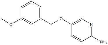 5-[(3-methoxyphenyl)methoxy]pyridin-2-amine Struktur