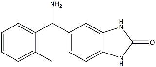 5-[amino(2-methylphenyl)methyl]-2,3-dihydro-1H-1,3-benzodiazol-2-one Struktur