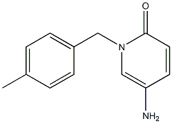 5-amino-1-[(4-methylphenyl)methyl]-1,2-dihydropyridin-2-one Struktur