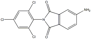 5-amino-2-(2,4,6-trichlorophenyl)-2,3-dihydro-1H-isoindole-1,3-dione Struktur