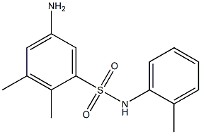 5-amino-2,3-dimethyl-N-(2-methylphenyl)benzene-1-sulfonamide Struktur